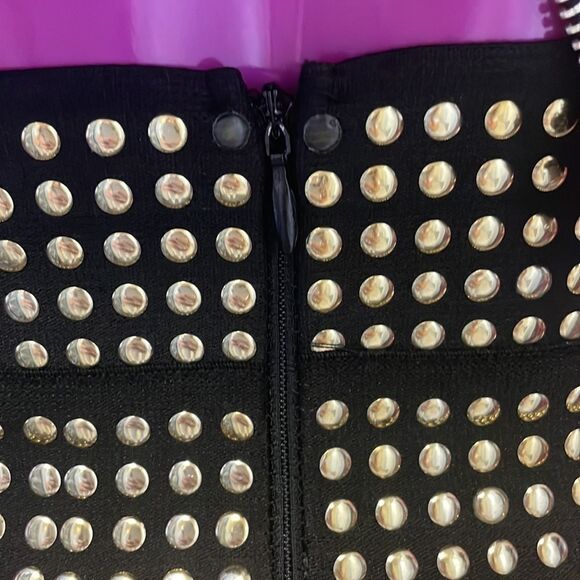 Hommage studded A-Line skirt - Picture 6 of 15